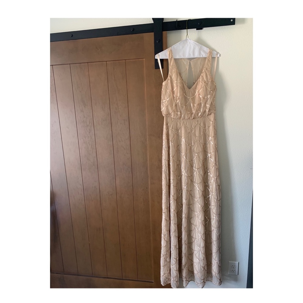 Kennedy Blue Cream/Rose Gold Bridesmaid Dress